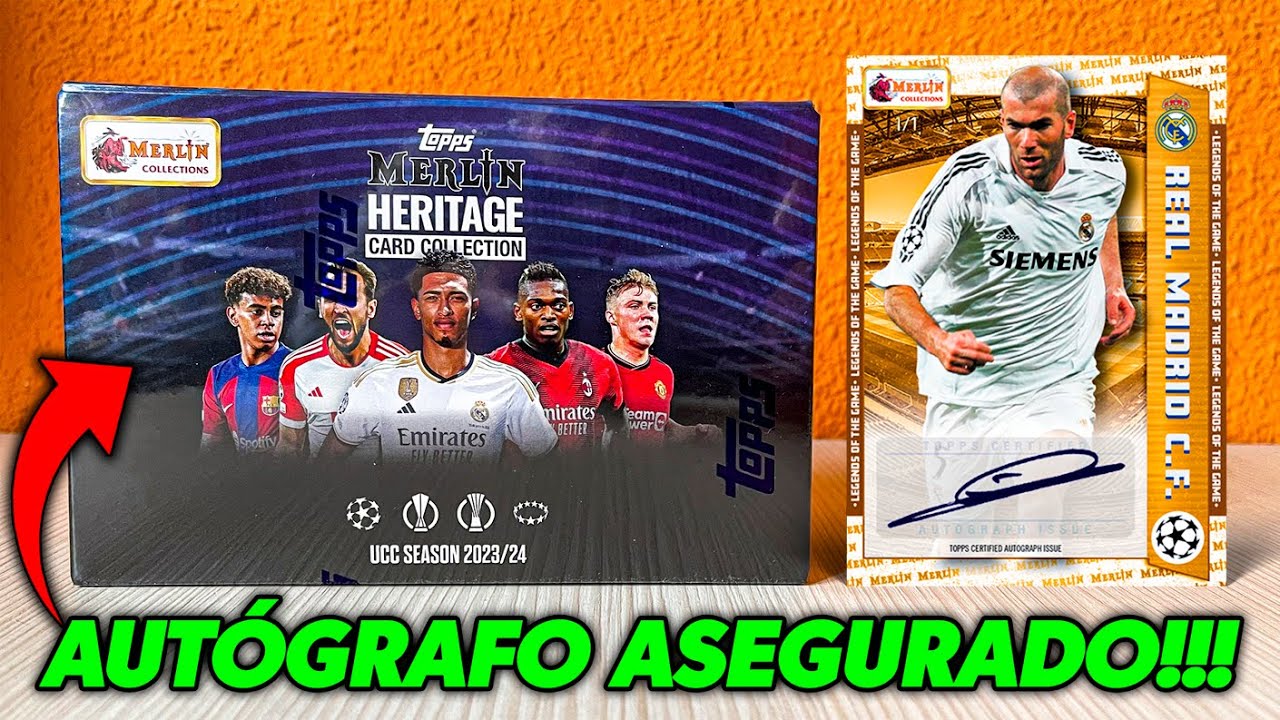 AUTÓGRAFO ASEGURADO!! MERLIN HERITAGE COLLECTION de TOPPS