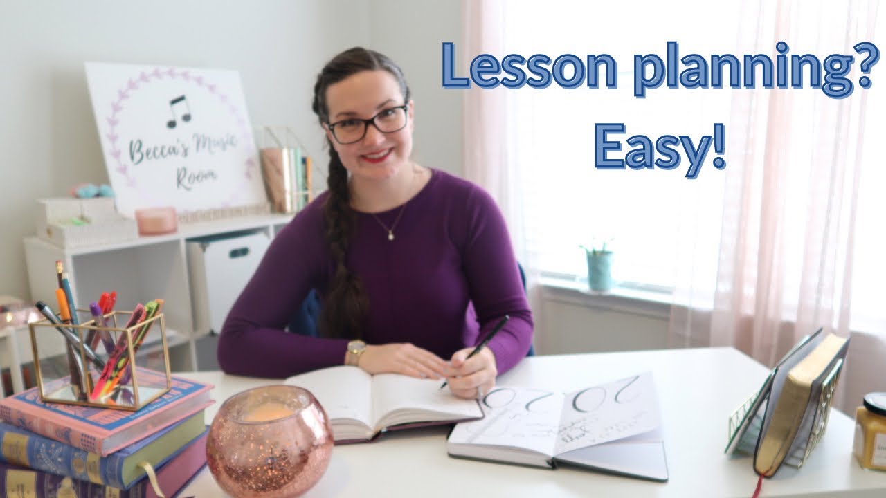 How to Make Lesson Planning EASY (as a music teacher!)