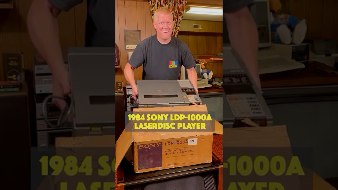 1984 Sony LDP-1000A Laserdisc Player