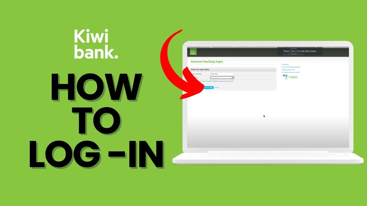 How to Login to Kiwi Bank Account Online 2021? Online Banking Tutorial