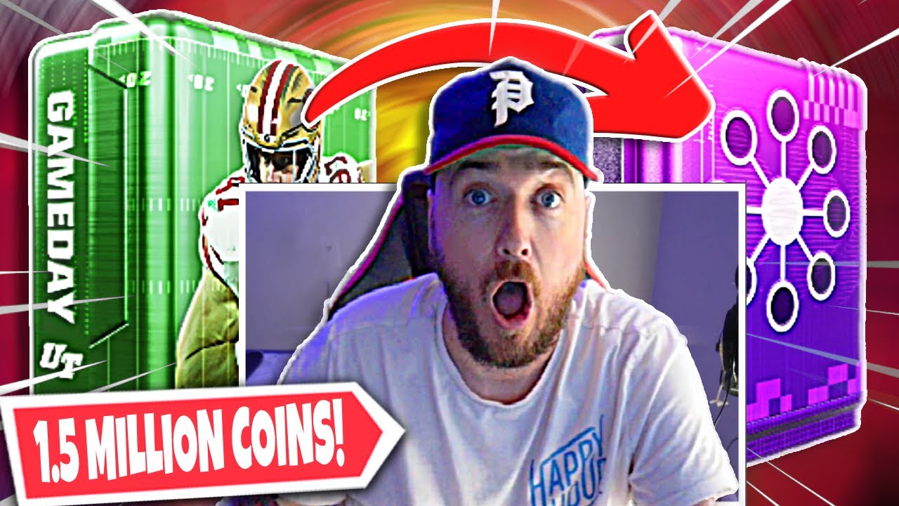 *HUGE PULLS* 1.5 MILLION COIN PACK OPENING IN MADDEN 23! GAMEDAYS AND TVPs! Madden 23 Ultimate Team