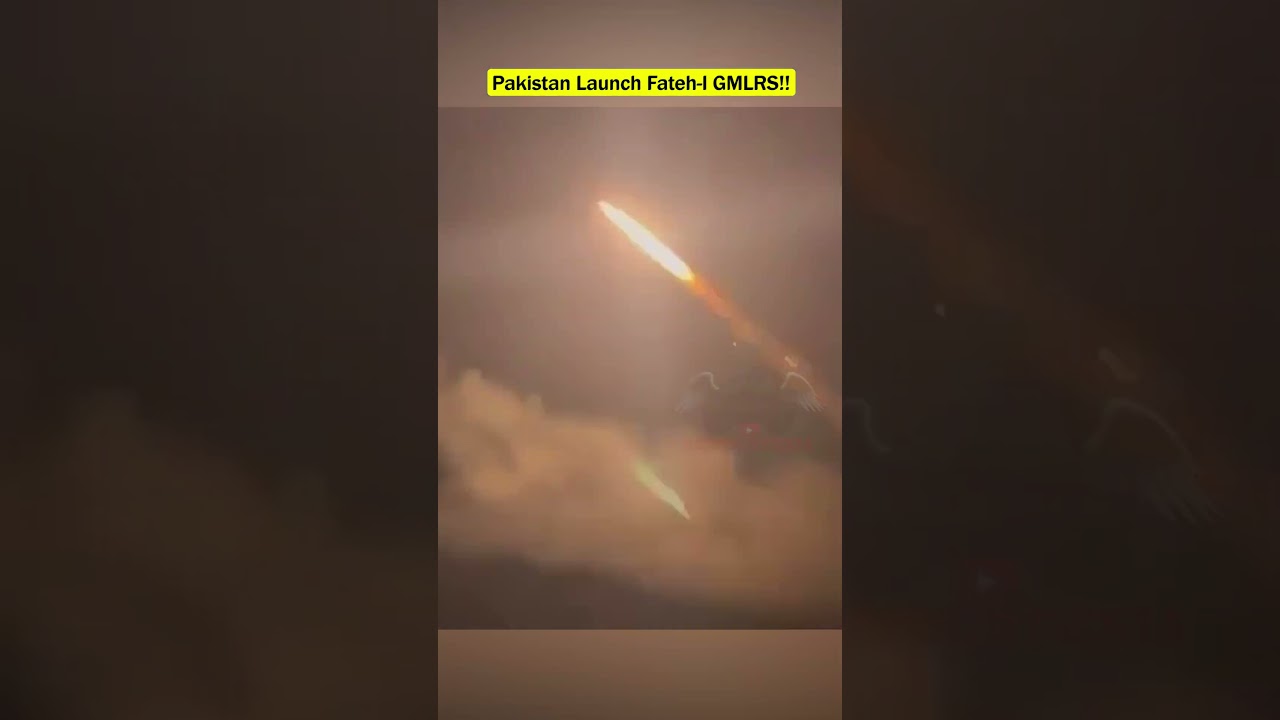 Pakistan Military Launched Fateh-1 MLRS Fired at Indian Military Targets