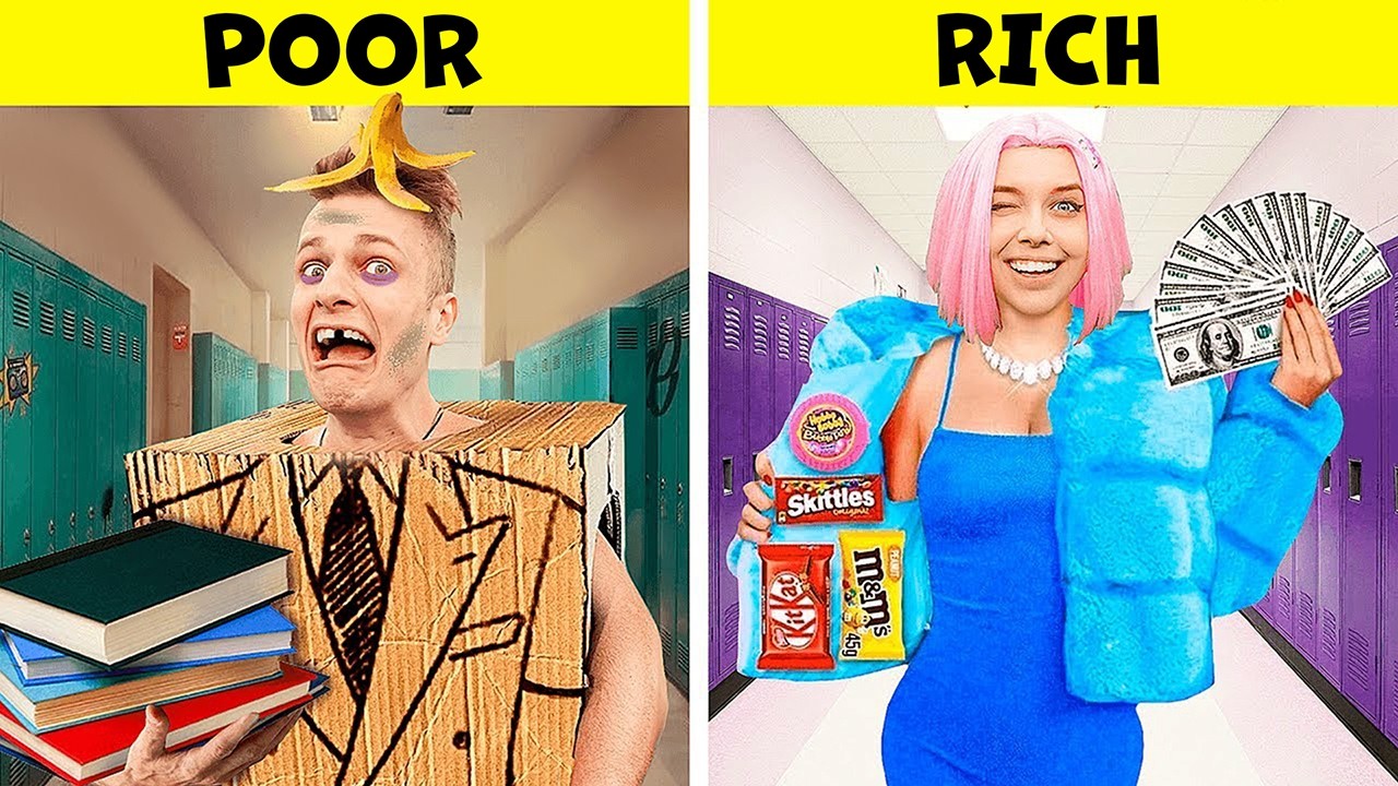 БОГАТЫЙ vs БЕДНЫЙ СТУДЕНТ !