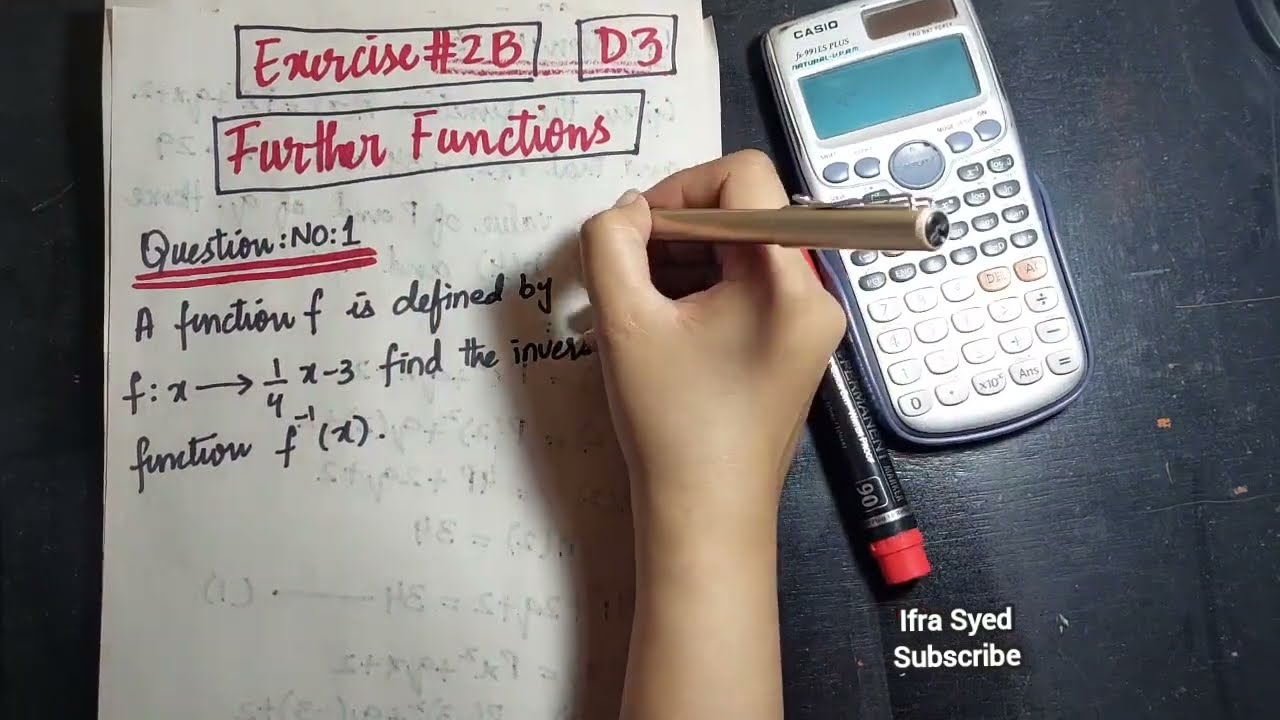Mathematics Book 3 (D3) |  7th Edition | Exercise # 2 B | Q # 1 | Ifra Syed | in Urdu\Hindi