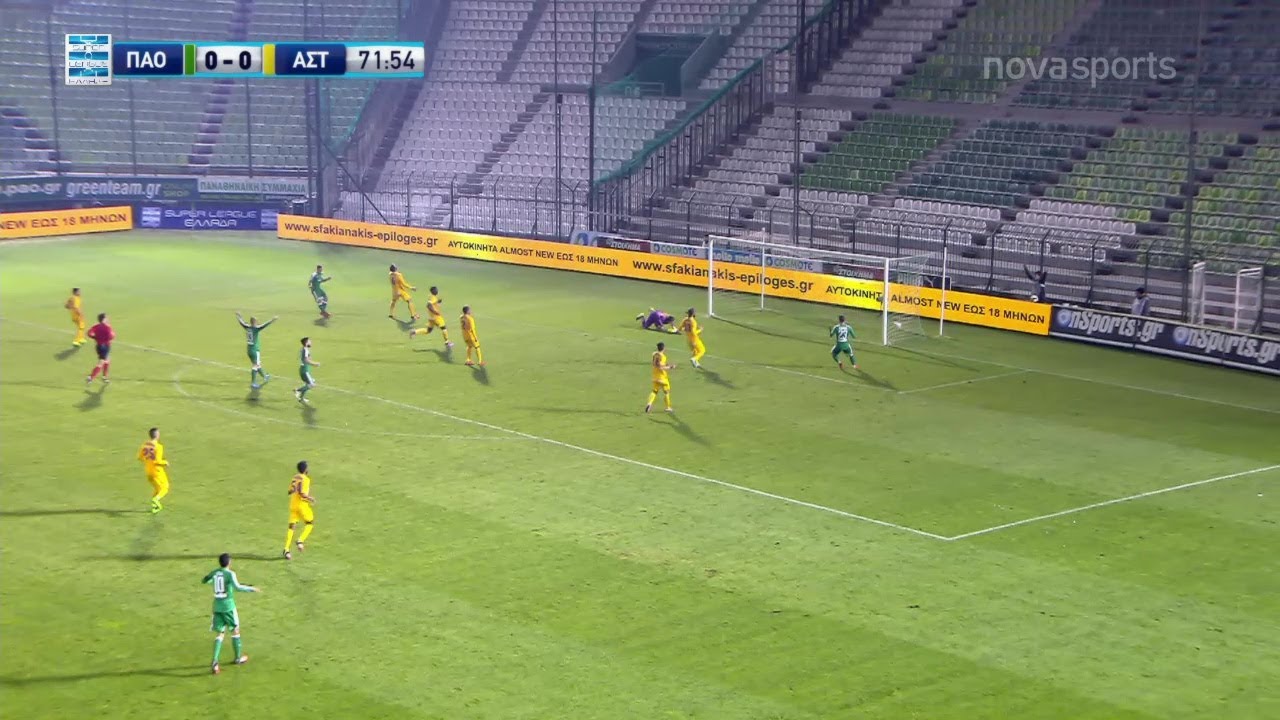 Παναθηναϊκός - Αστέρας Τρίπολης (2-0), 13/12/2015