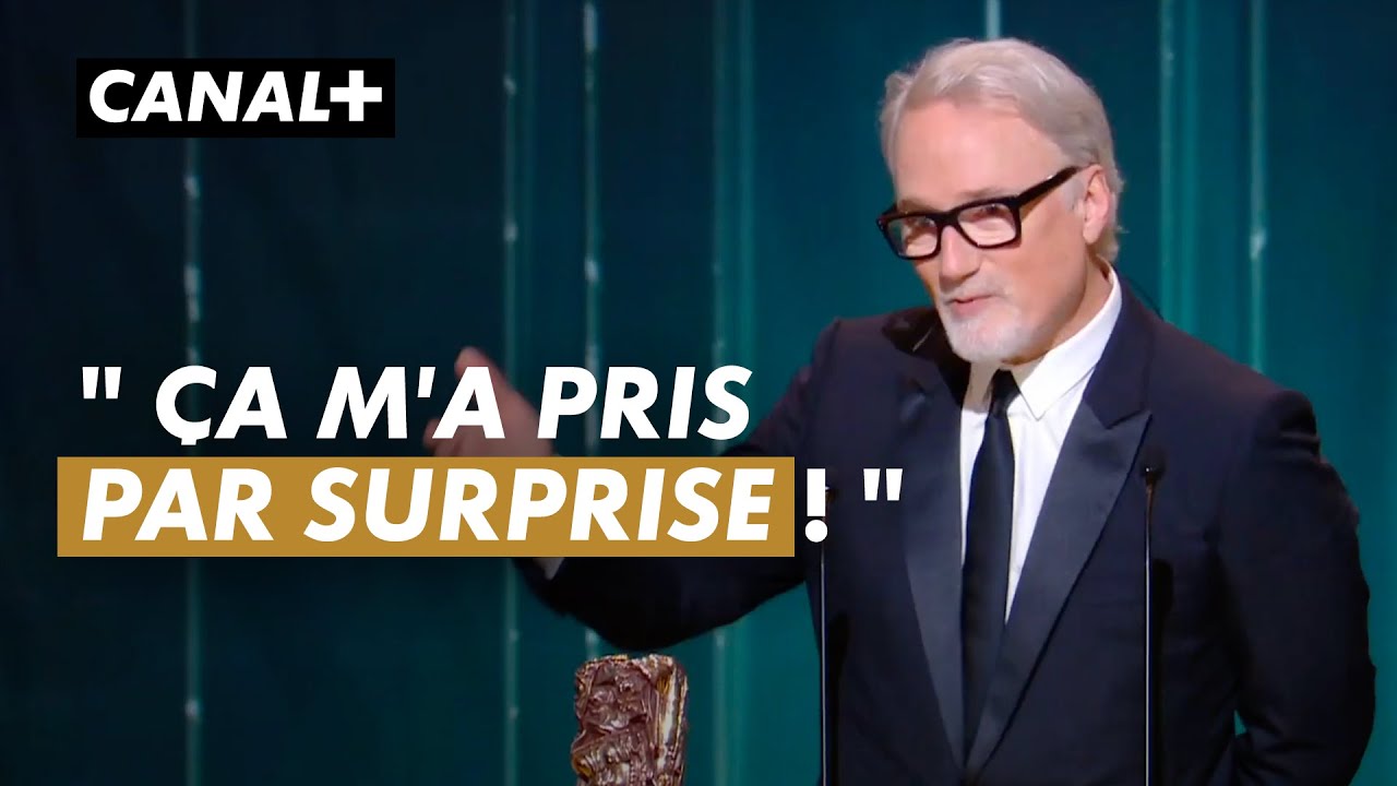 David Fincher re&ccedil;oit humblement le C&eacute;sar d'honneur - C&eacute;sar 2023 - CANAL+
