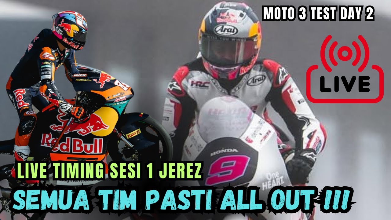 DAY 2 TEST‼️MOTO 3 JADI KELAS PALING DINANTI⁉️JEREZ TEST
