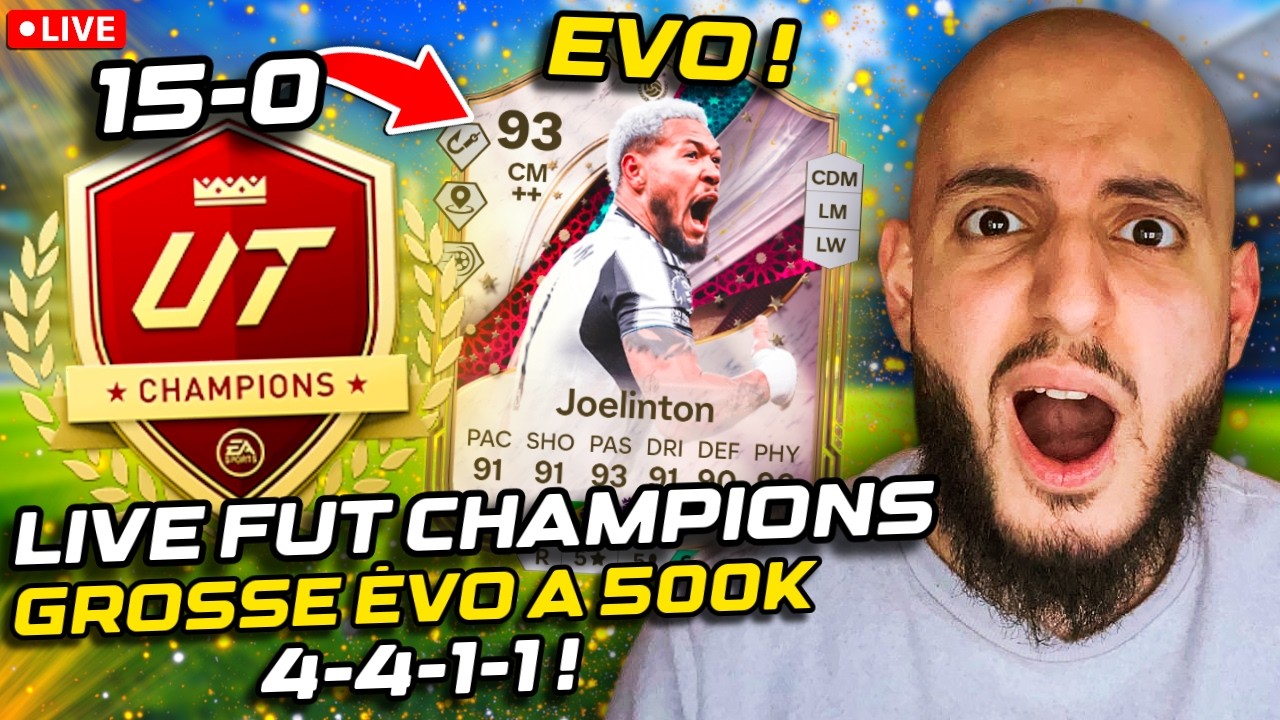 LIVE FR FC 26 ! 🔴 GROSSE EVO 500K & FUT CHAMPIONS EN 4-4-1-1 🔥