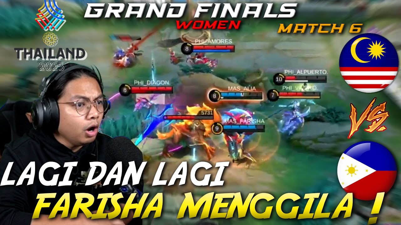 MALAYSIA VS PHILIPPINES MATCH 6 GRAND FINALS SEA Games 33rd ! (Women's)