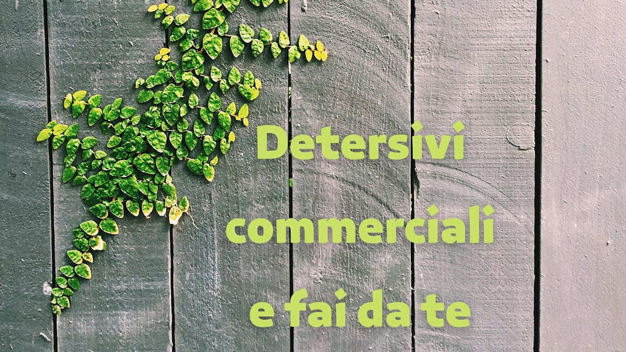 Detersivi commerciali e fai da te: vantaggi e svantaggi
