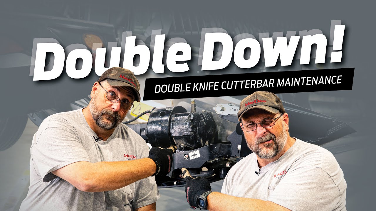MacDon How To - Double Knife Maintenance - FD2 FlexDraper® Header & D2 Series Draper Header