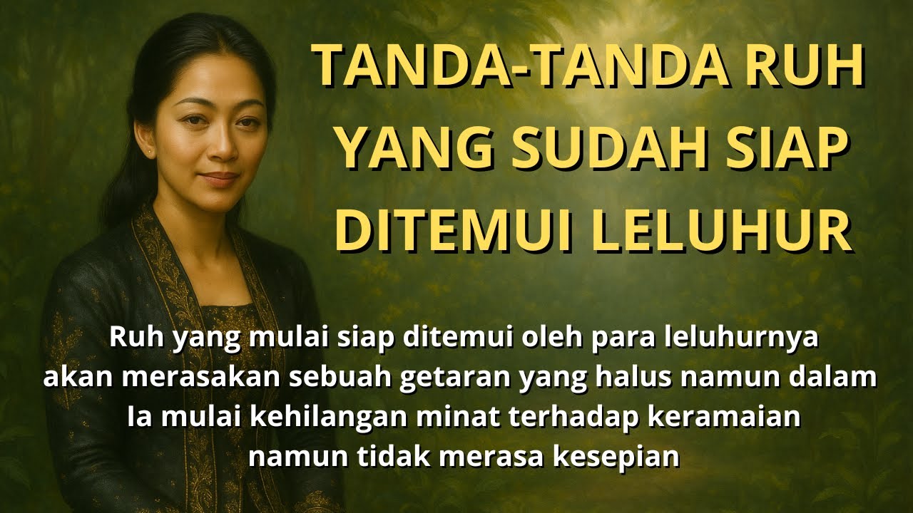 Tanda tanda Ruh Yang Sudah Siap Ditemui Leluhur | Ketika Pintu Gaib Terbuka