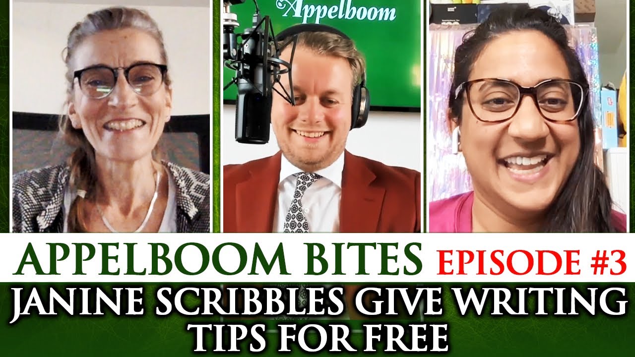 Appelboom Bites Episode 3: Janine Scribbles Give Writing Tips For Free!