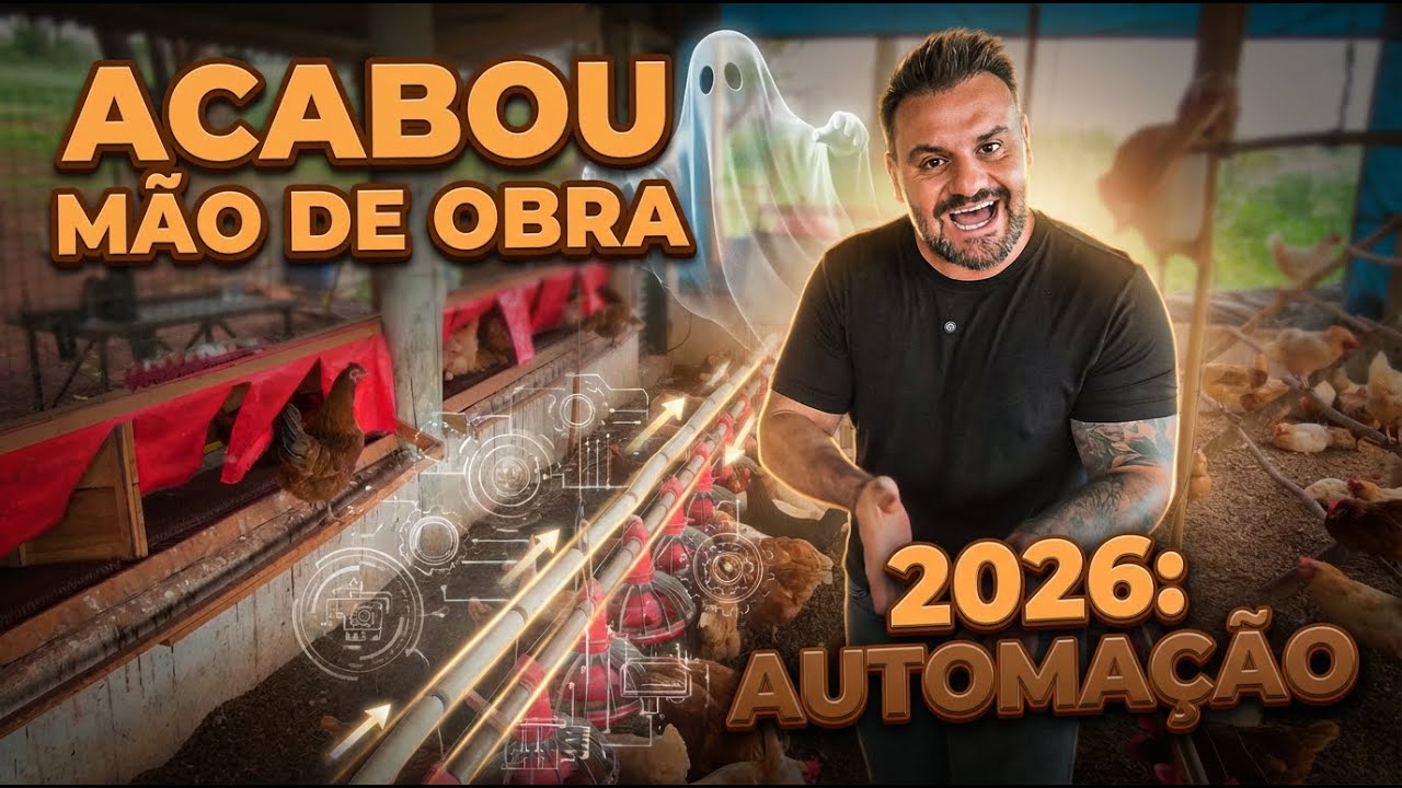 Sem Mão de Obra no Campo? A Automação que Está Mudando a Criação de Galinhas em 2026