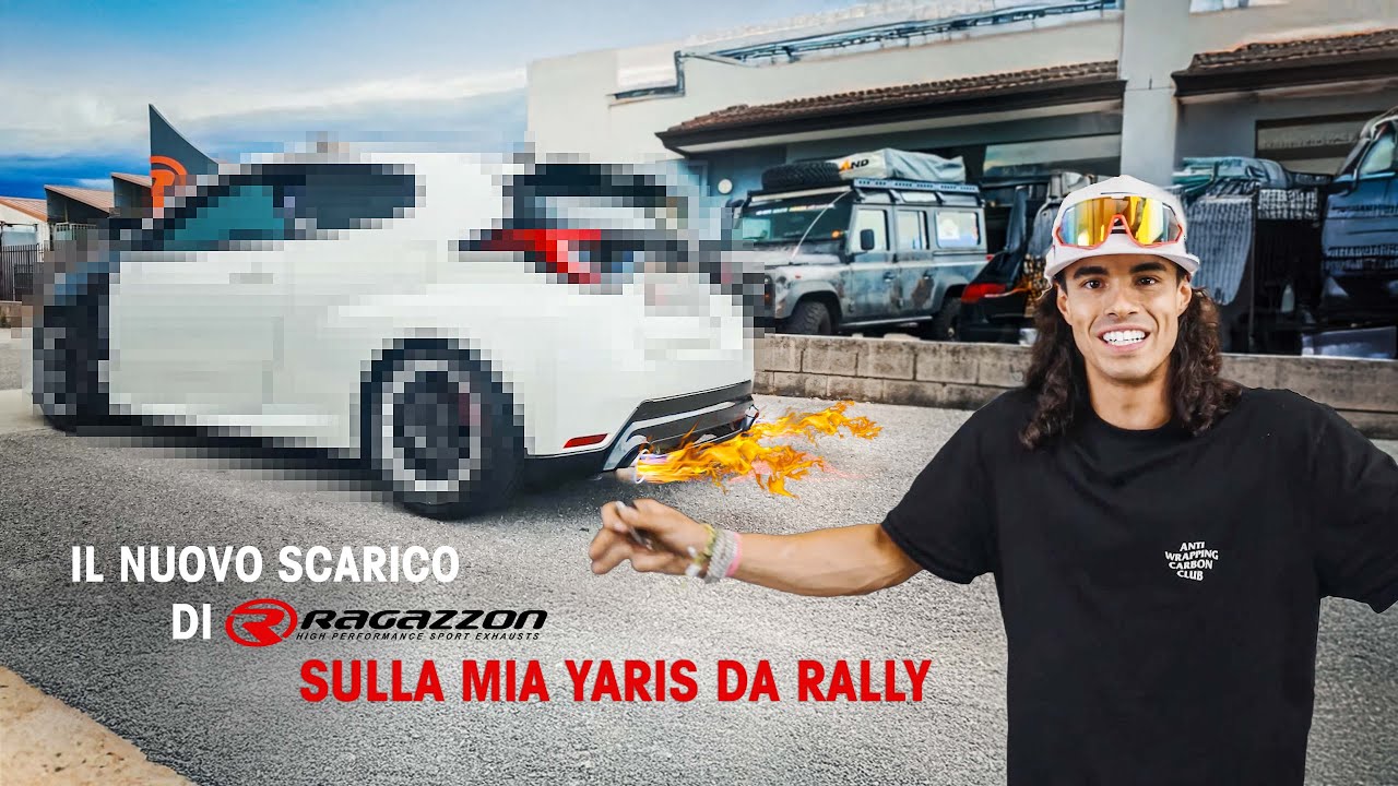 DA PANICO😱 IL NUOVO SCARICO RAGAZZON sulla MIA YARIS GR (Ep.3) #yaris #toyota #exhaust