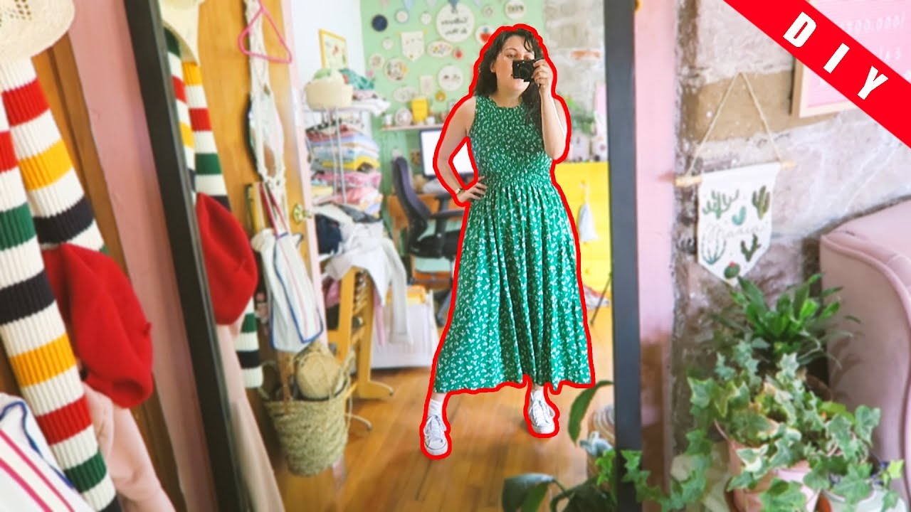 Maxi Vestido con efecto fruncido - Tutorial