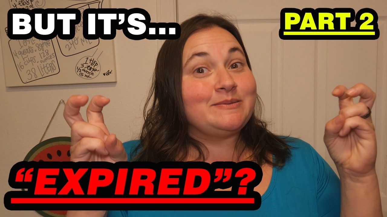 Пищевые отходы = выброшенные деньги | Тест на просроченные продукты, часть 2