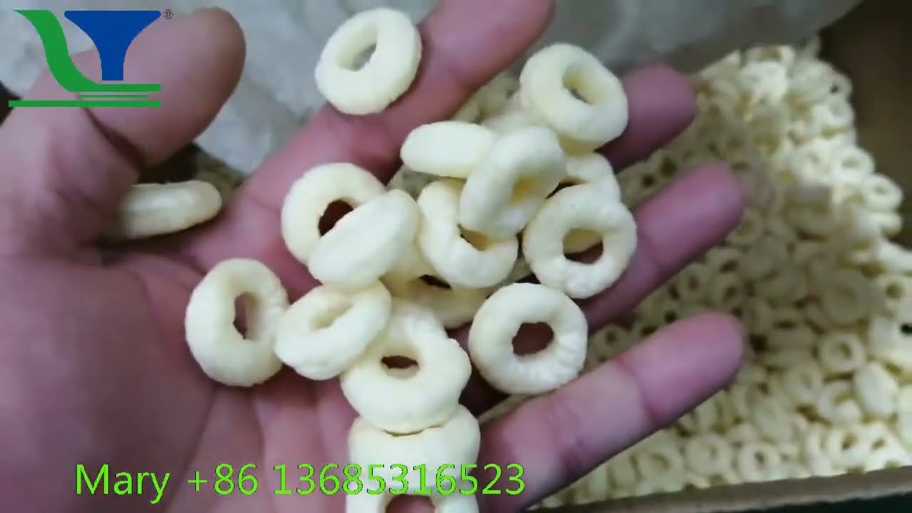Ring shape corn snacks corn curls Cheetos snacks food extruder machine
