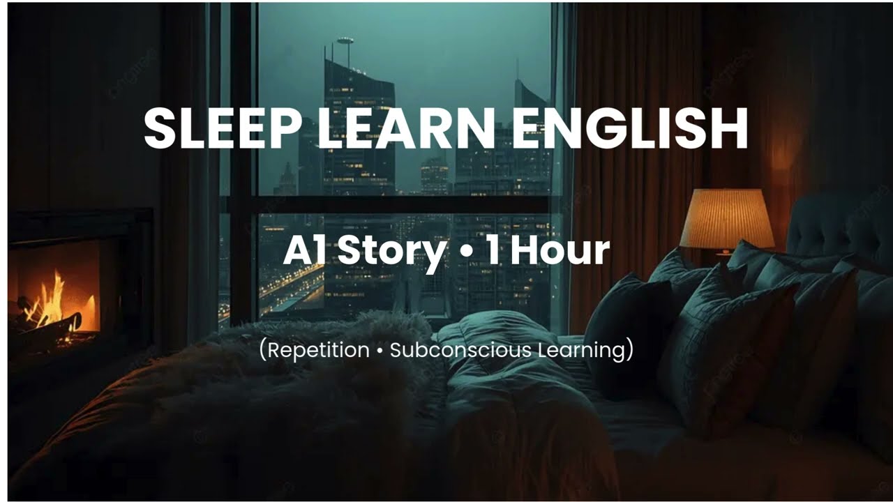 Sleep Learn English A1 Story (1 Hour) – Repetition Method for Subconscious Learning - Quiet Lake