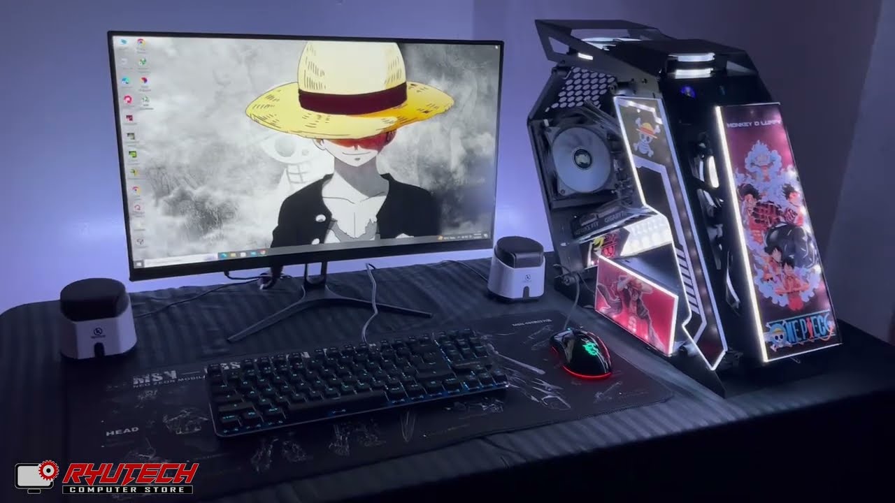 Intelcore i5 12400 + RTX 3060 8gb , Robot case, One Piece Theme , Valorant , God of War