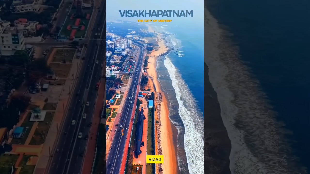 Vizag city drone view #trending #ytshorts #vizag #drone #shortvideo #youtubeshorts