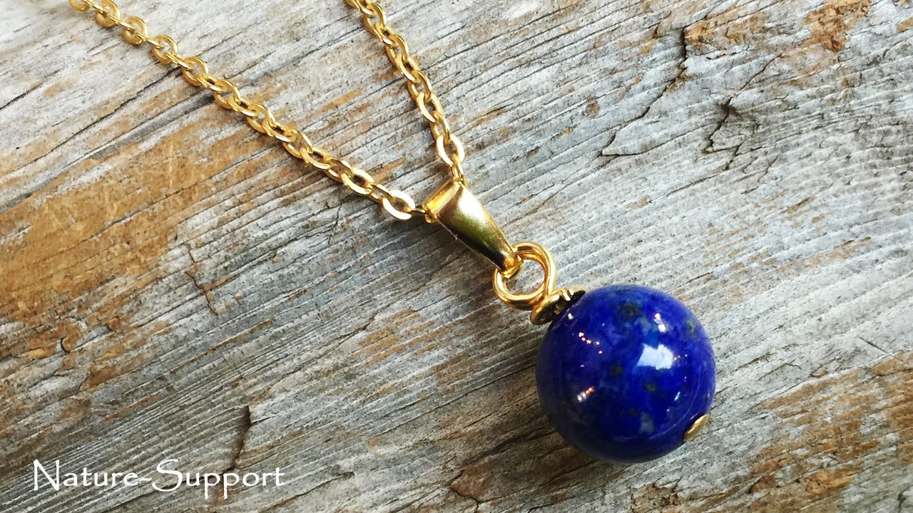 Tピンを2重に丸めたシンプルネックレスの作り方 Bead Necklace Tutorial