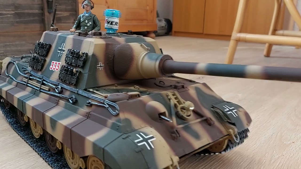 RC TORRO JAGTTIGER IR-VERSION/SPÄTTARN 1:16 mit 12 ZYL.MAYBACHSOUND!