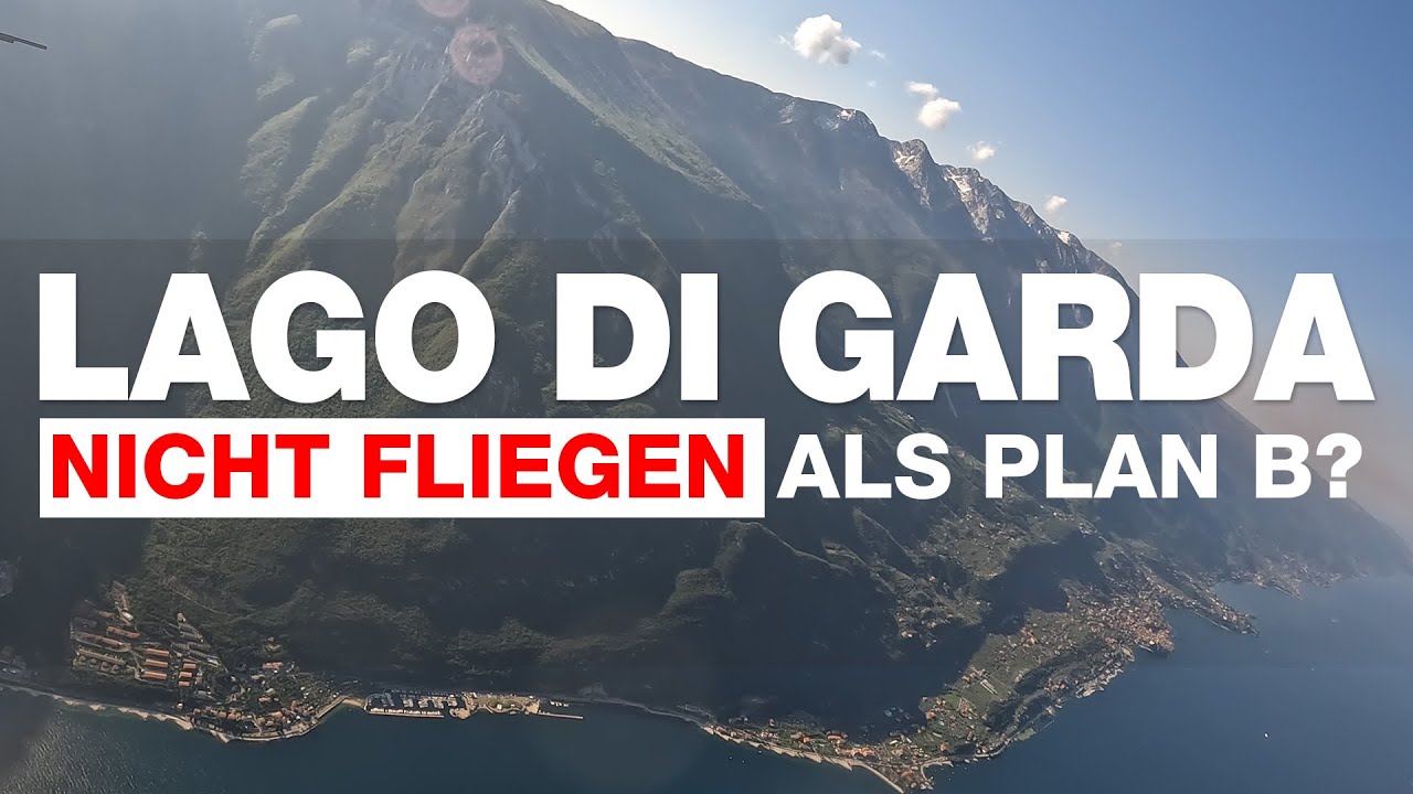 Nicht fliegen als Plan B?! Flug zum Gardasee &uuml;ber die Alpen. Ulraleichtfliegen in Italien