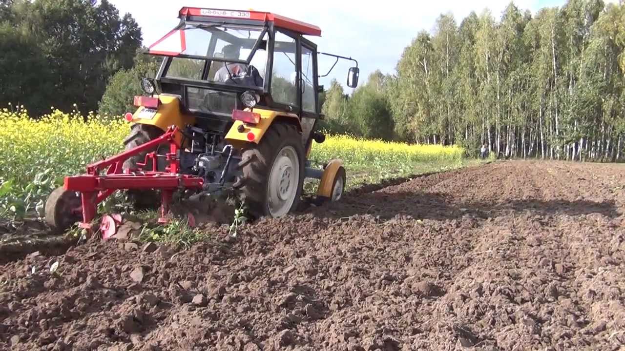ursus c330 orka i rozsiewanie nawozu pod siew