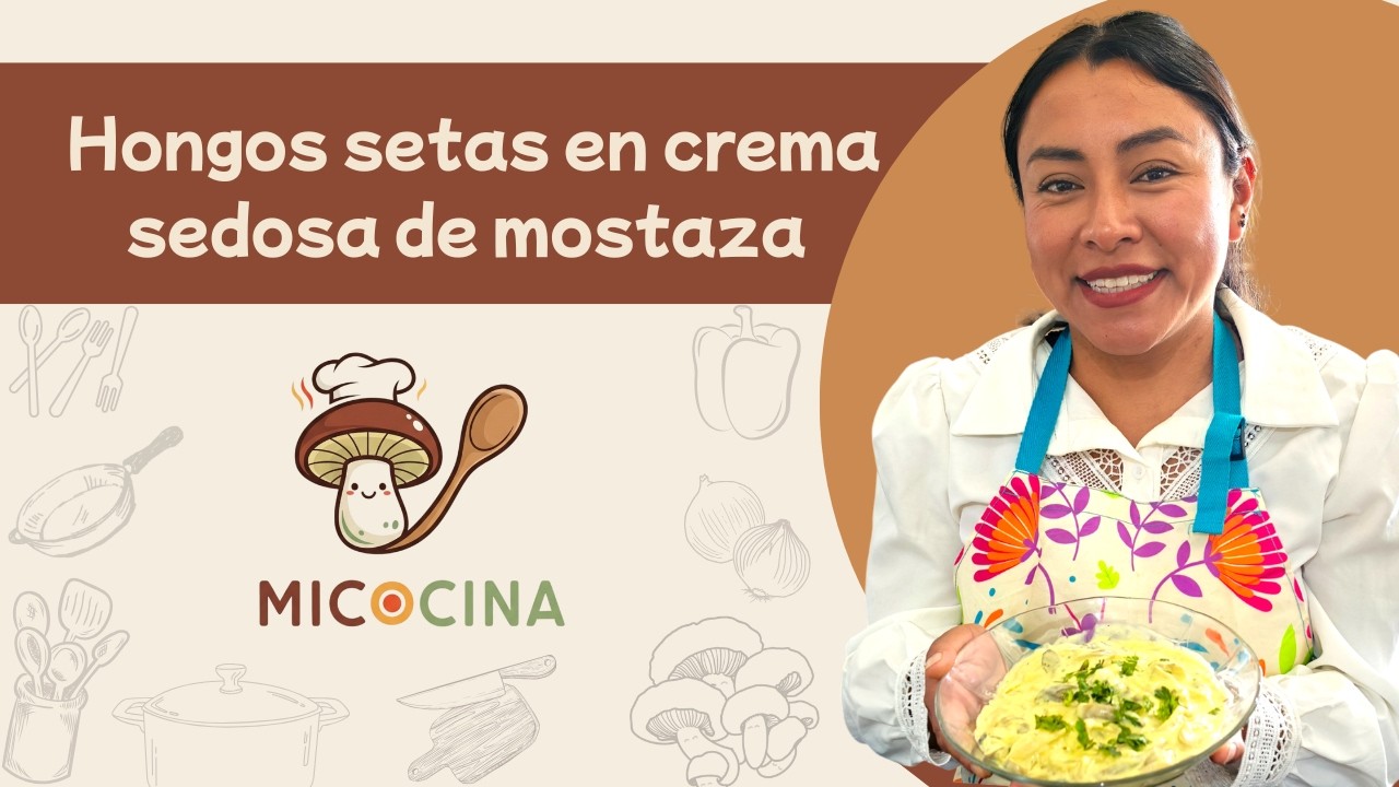 Hongos en Crema de Mostaza 🤤 | Fácil y Cremosa en 10 Minutos  #micocina #cocinamexicana #setas