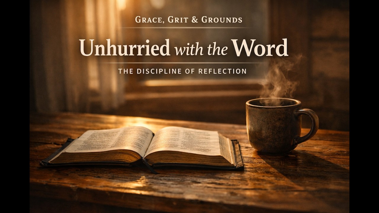 Grace, Grit & Grounds: S2-E7 ~ Unhurried with the Word: The Discipline of Reflection