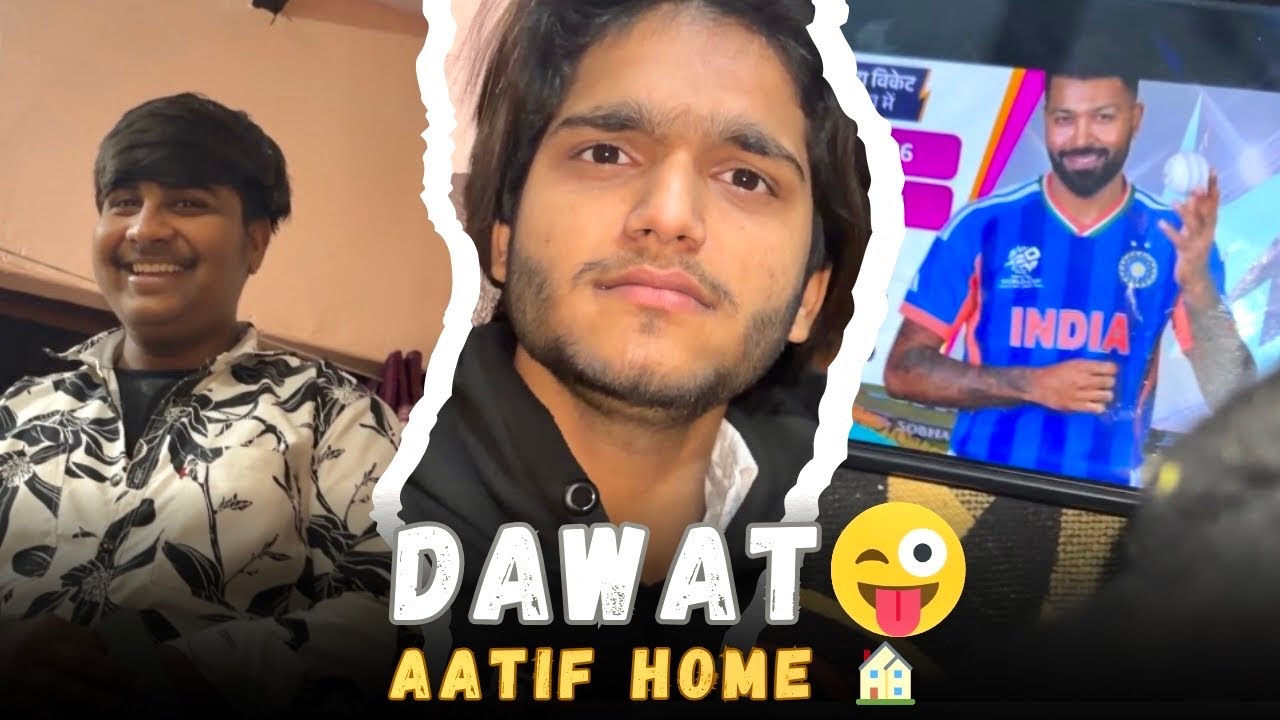 india vs pakistan 2026 match win 🏆 Aatif Bhai Ke Ghar Dawat 😜