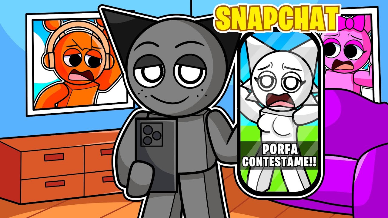 ¡GRAY IGNORA A WENDA y SUS AMIGOS por 24 HORAS en Roblox SNAPCHAT! INCREDIBOX SPRUNKI