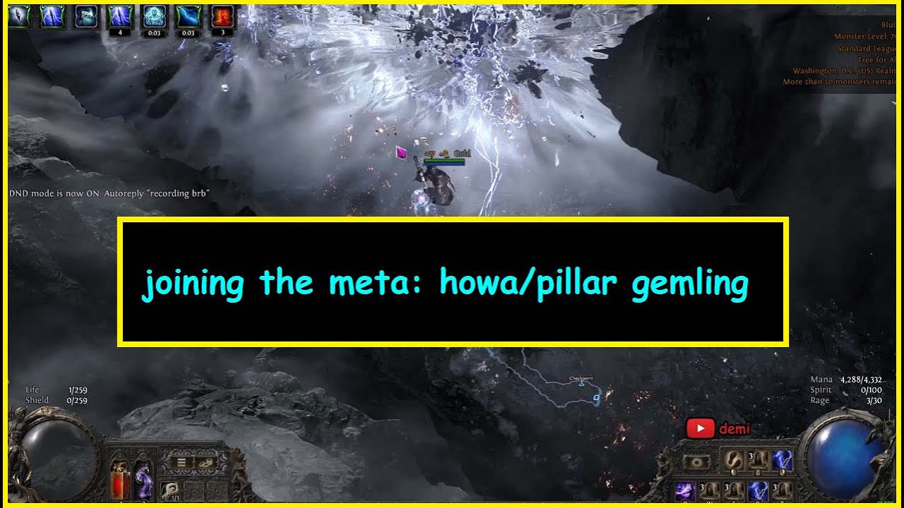 I GAVE UP | speed mapping with CI MoM howa/pillar gemling legionnaire attribute stacker build guide