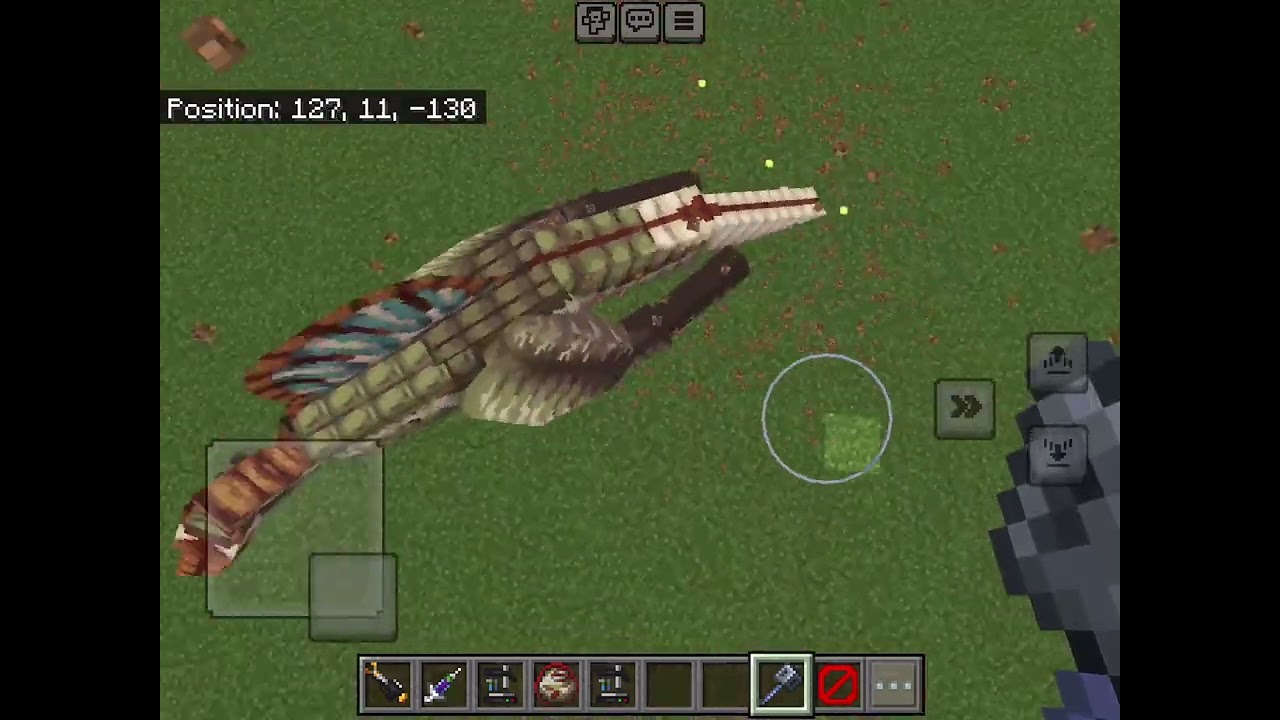 How to￼ ￼ morph into ￼ dinosaurs  in dinosaur addon￼￼￼ Minecraft marketplace ￼