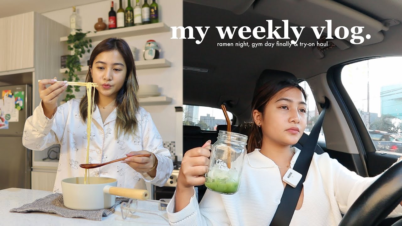VLOG • Ramen Night, Drive With Me & Shopee Try-On Haul 🍵🐶 | Ry Velasco