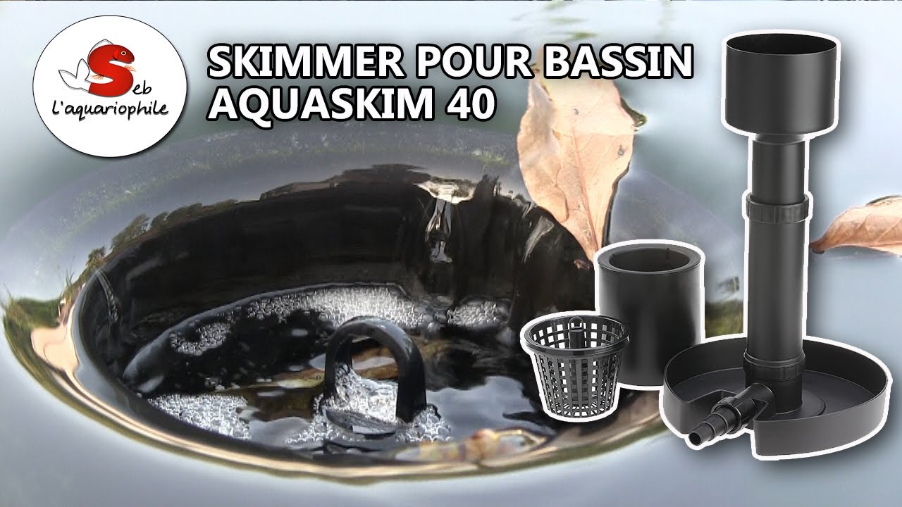 Installer un skimmer pour bassin . l'aquaskim 40 de chez Oase 👍