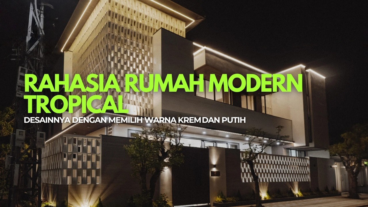 Rumah Hook Incaran warga! Rahasia Rumah Modern Tropical yang Bikin Betah!