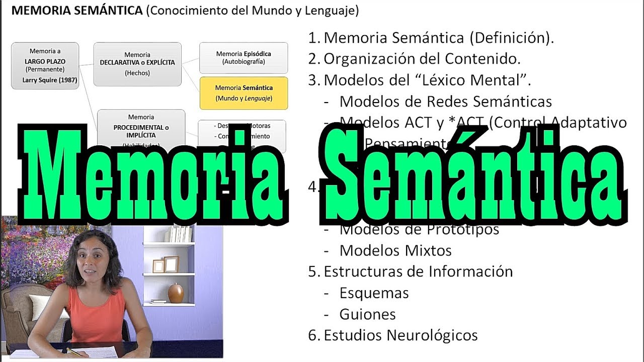 Memoria Semántica - Psicología UNED
