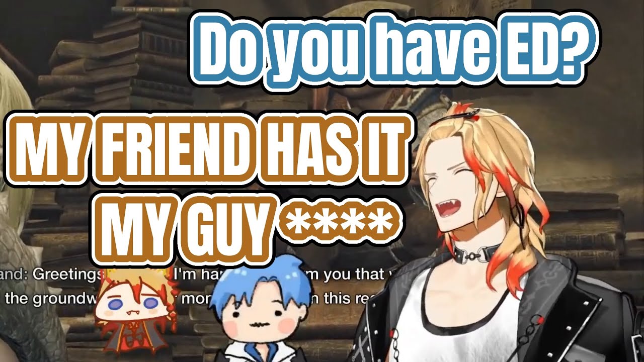 Axel outs his friend with ED,  Rac1st Syrios Strikes Again [ Holostars EN | Axel Syrios ]