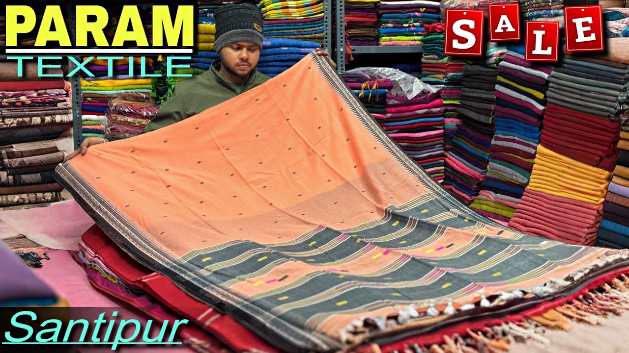 Authentic 120 Count Mull Cotton Saree | Hand Print Saree Manufacturer in @ParamNandy 😍🙏❤️