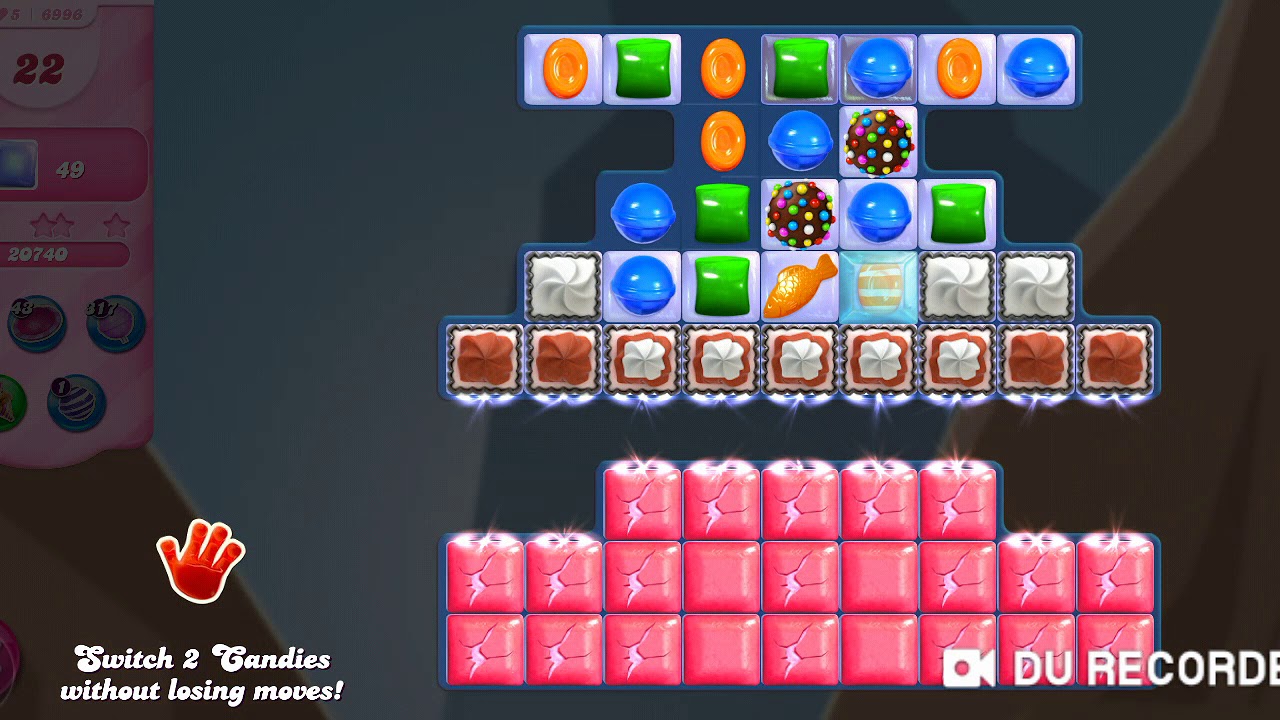 Candy crush saga level 6996