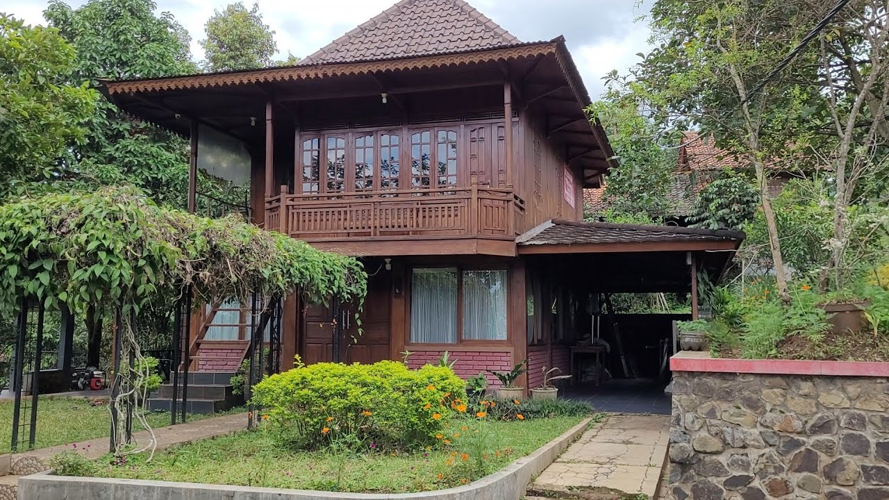 Rumah Villa Kayu Anti Galau, Di Bangun Di Tengah Alam Yang Indah sumedang
