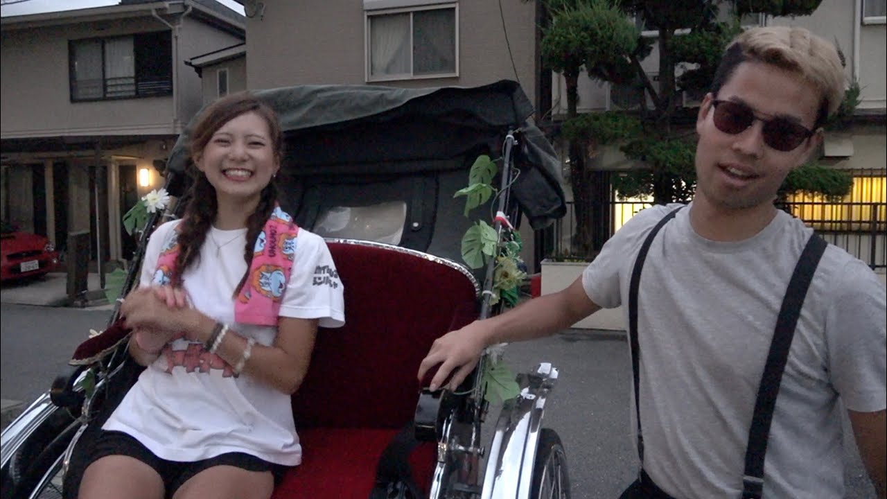 もしも本田圭佑が人力車に美女を乗せたら