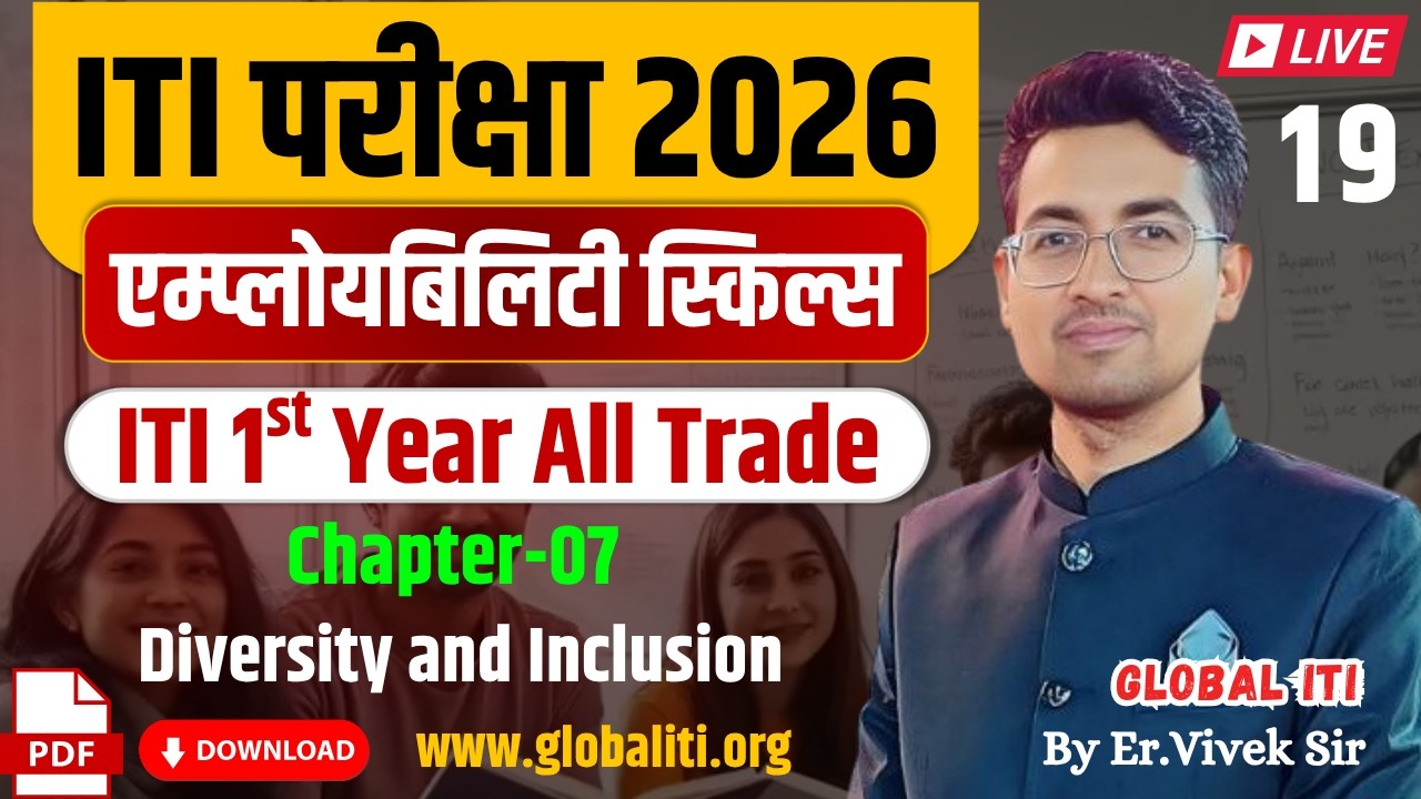 ITI Employability Skills 1st Year Chapter-07 Diversity and Inclusion