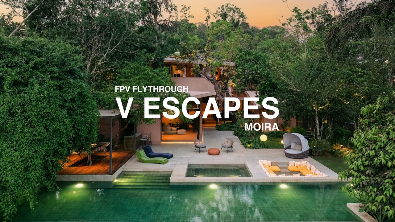 V ESCAPES MOIRA, NORTH GOA - FPV FlyThrough