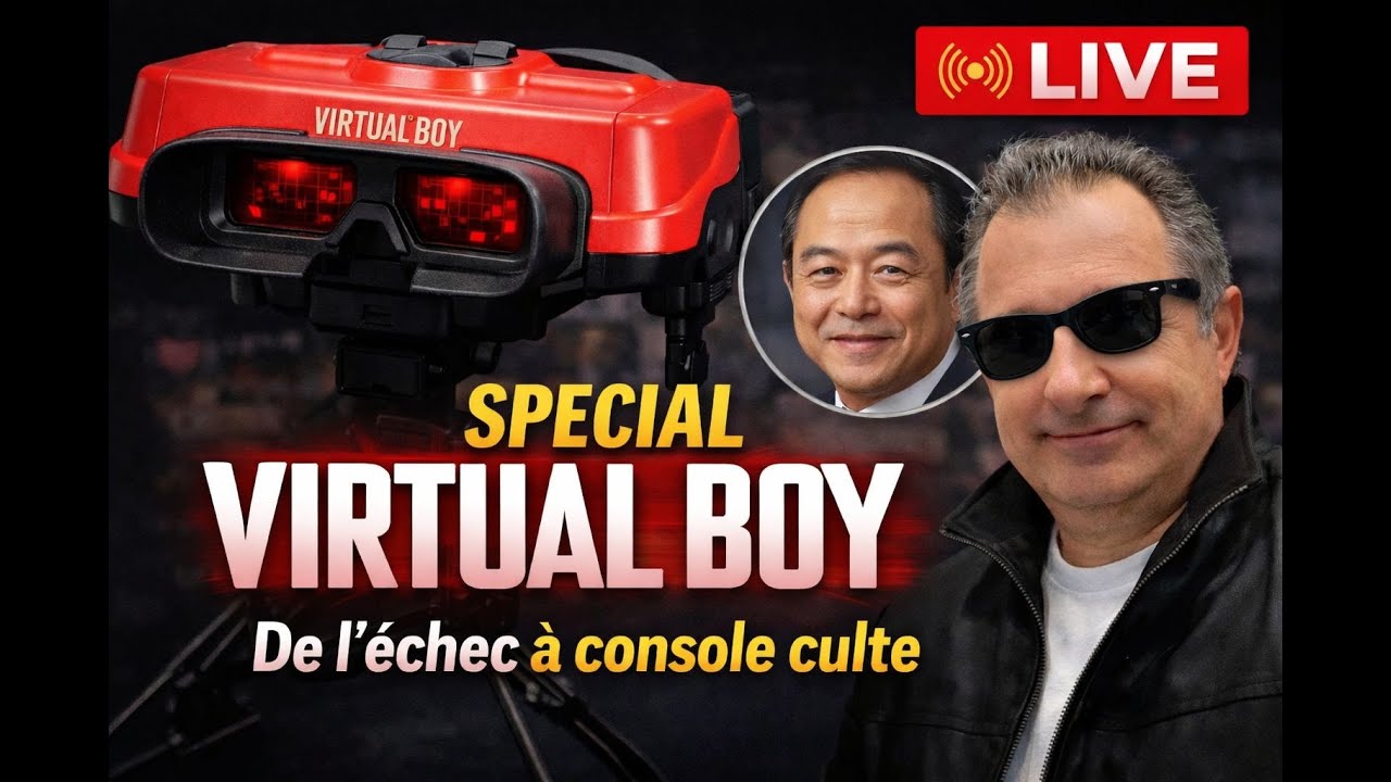 PARLONS RETRO #04 : SPECIAL VIRTUAL BOY : DE l'ECHEC COMMERCIAL A LA CONSOLE CULTE