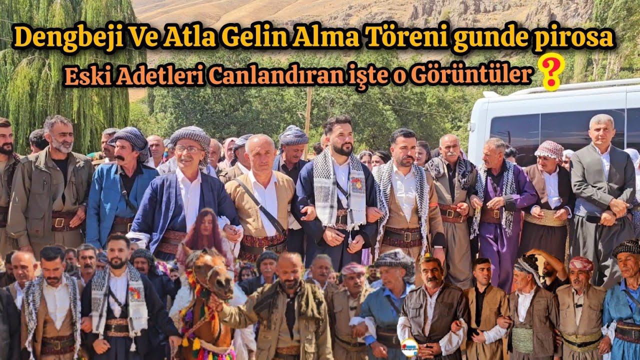 Dengbeji Ve Atla Gelin Alma Töreni  Gunde Pirosa [ 2025 ] #weding