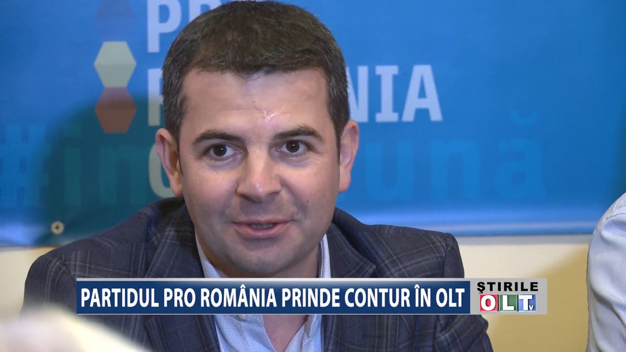 PARTIDUL PRO ROMANIA PRINDE CONTUR IN OLT