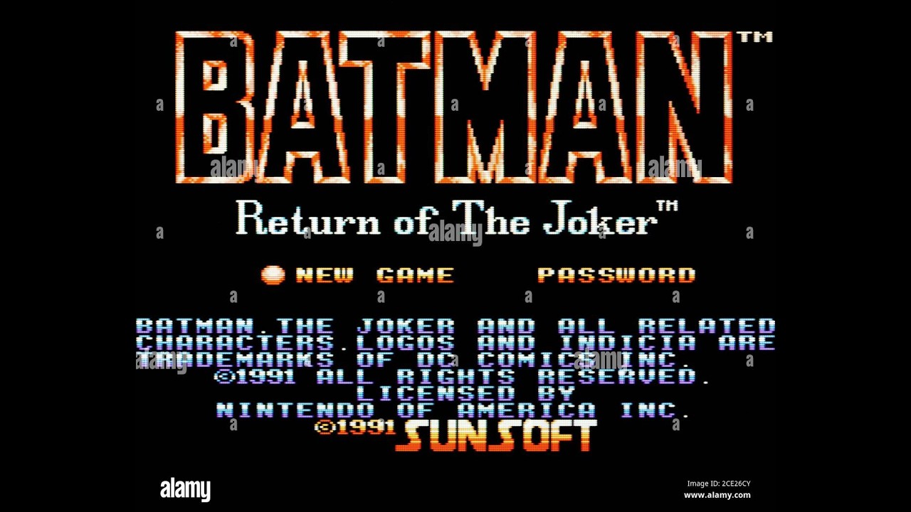 Batman: Return of the Joker (NES) - Cornshaq's Play It Through